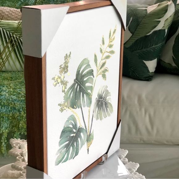 NEW! Tropical Monstera Leaf Watercolor Paper Print - Picture 2 of 6